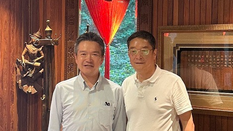 蔡建新總經(jīng)理與4月1日到任的丸紅（上海）有限公司董事長、總經(jīng)理米谷陽一先生會面